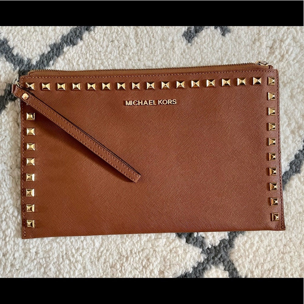 Michael Kors Studded Wristlet/Clutch